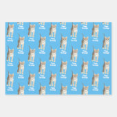 Tabby Kitten Wrapping Paper Sheets Personalize (Voorkant)