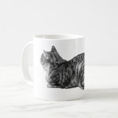 Tabby Loaf, Soft Texture Koffiemok (Voorkant links)