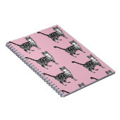 Tabby rose Chat Chats Chats Carnet Tabbis rayé mig (Côté Droit)