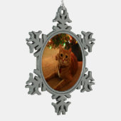 Tabby Snowflake Ornament (Links)