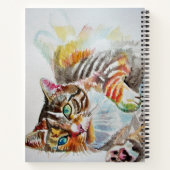 Tabby tabbies Cute Chat chats Carnet aquarelle (Dos)