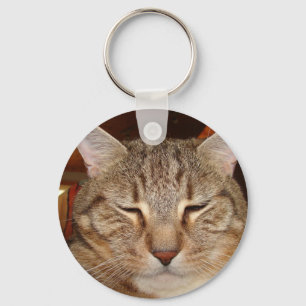 Tabby Tiger Cat Sleutelhanger