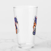 Tabby Witch Brew – Cute Halloween Cat Design Glas (Rechts)