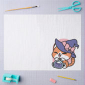 Tabby Witch Brew – Cute Halloween Cat Design Tissuepapier (Craft)