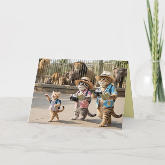 Tabby Zoo Card Kaart (Voorkant)