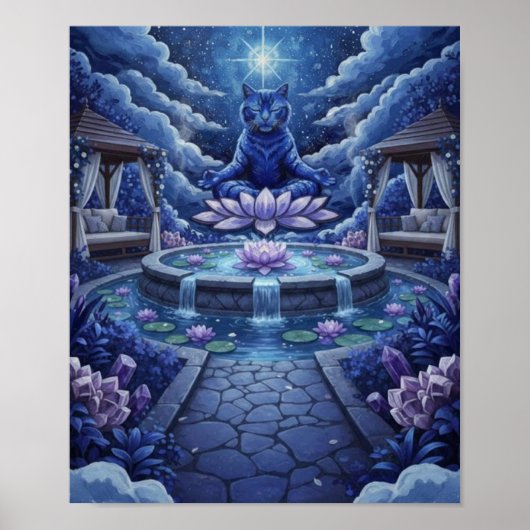 TabbyCatMeditation Poster (Voorkant)