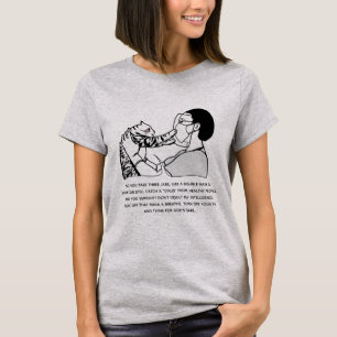 Tabbykat en Boodschap T-shirt