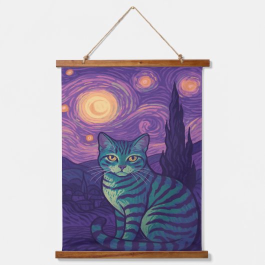 Tabbykat Hangend Wandkleed (Voorkant)