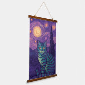 Tabbykat Hangend Wandkleed (Gebogen)