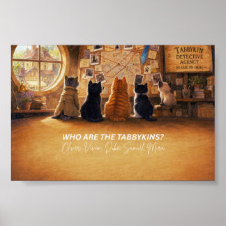 Tabbykin Detectivebureau Poster – Gelimiteerde Edi