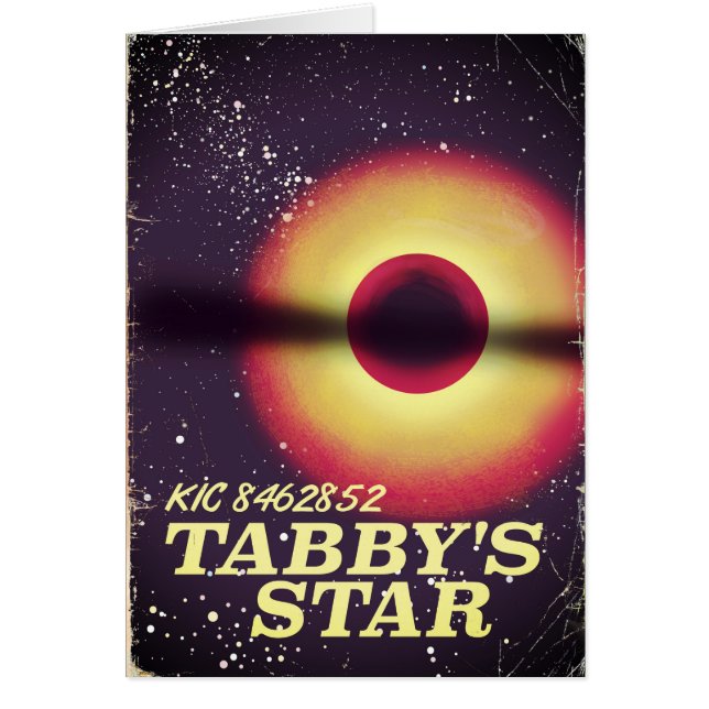 Tabbys poster sterruimte (Voorkant)