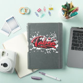 Tabea red Heart Graffiti Aufkleber Sticker (iPad Cover)