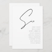 Tabel 6 sjabloon voor moderne weddenschappen kaart (Voorkant / Achterkant)