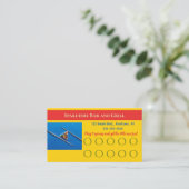 Tabel bewerkbare groep klantenkaartje (Staand voorkant)