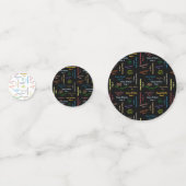 Tabel Confetti Augustus, 4 Geboortedag (Voorkanten)