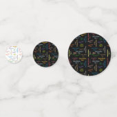 Tabel Confetti Augustus, 5 Geboortedag (Voorkanten)
