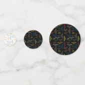 Tabel Confetti Augustus, 9 Geboortedag (Voorkanten)