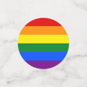 Tabel confetti met Pride Rainbow-vlag voor LGBT (Kleine voorkant)