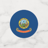 Tabel confetti met vlag van Idaho, Verenigde State (Kleine voorkant)