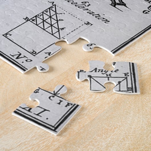 Tabel met de werktuigen ~ "Ja, nu heb ik het." Legpuzzel (Zijkant)