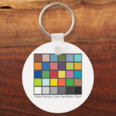 Tabel met kleurcontrole sleutelhanger (Voorkant)