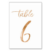 Tabel nr. 6 kaart (Voorkant)