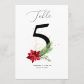 Tabel nummer 5 Vakantie groen + gouden Waterverf Programma (Voorkant)