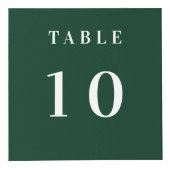 Tabel nummer QR code menu groen bedrijf logo Kubus (Voorkant)