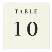 Tabel nummer QR code menu ivoor business logo Kubus (Voorkant)