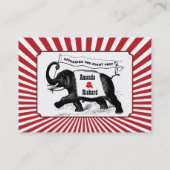 Tabel # Plaats kaarten Circus Red Plaatskaartje (Achterkant)