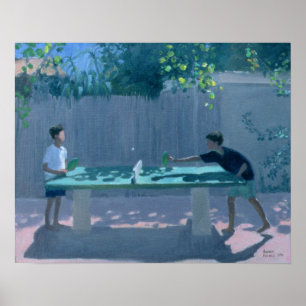 Tabel Tennis Frankrijk 1996 Poster