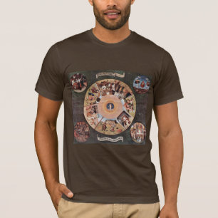 Tabel van de sterrenzins, van Hieronymus Bosch (B) T-shirt