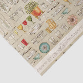  tabelglazen nieuwheid tissuepapier (Detail)