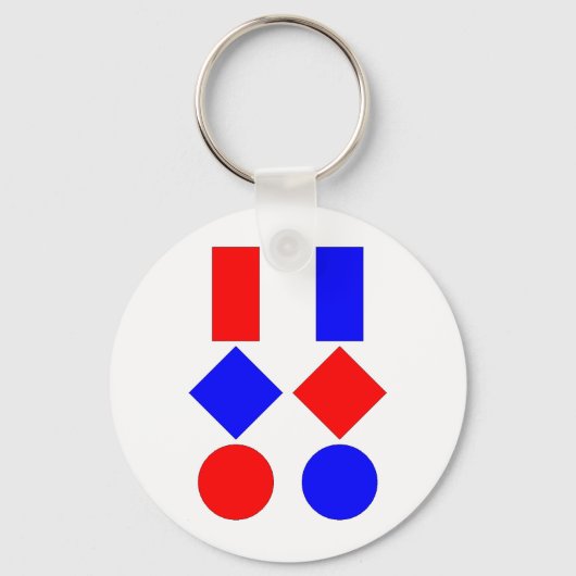 tabellen van chartres sleutelhanger (Voorkant)