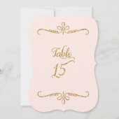 Tabelnummer 15, Fancy scriptlettertekens met besch Kaart (Achterkant)