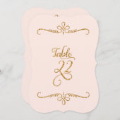 Tabelnummer 22, Fancy scriptlettertekens met besch Kaart (Voorkant / Achterkant)