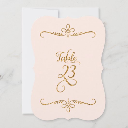 Tabelnummer 23, Fancy scriptlettertekens met besch Kaart (Achterkant)