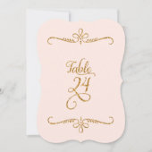 Tabelnummer 24, Fancy scriptletters met letterteke Kaart (Voorkant)