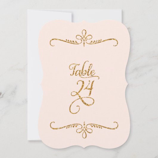 Tabelnummer 24, Fancy scriptletters met letterteke Kaart (Achterkant)