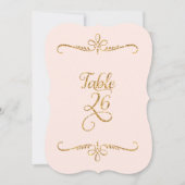 Tabelnummer 26, Fancy scriptletters met letterteke Kaart (Voorkant)