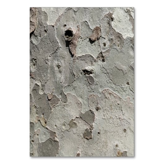 Tabelnummer boomschors kaart (Voorkant)