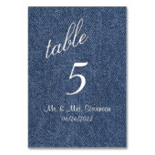 Tabelnummer Denim Kaart (Achterkant)