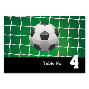 Tabelnummer Doel Voetbal Kaart