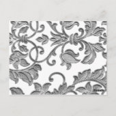 Tabelnummer in reliëf briefkaart (Achterkant)