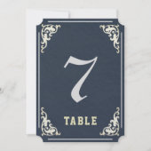 Tabelnummer koninklijke weddenschappen kaart (Voorkant)