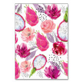 Tabelnummer Pitaya Wedding Seding Chart Kaart (Achterkant)