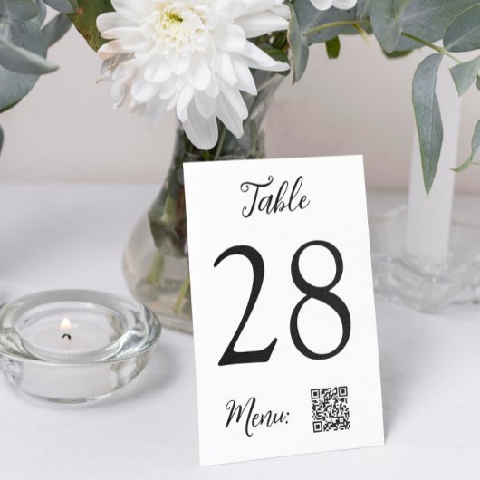 Tabelnummer QR-codenummer Weddenschap Kaart