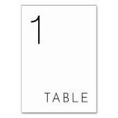 Tabelnummers HARLOW Kaart (Voorkant)