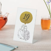 Tabelnummers Reclamebord Met Voetstuk (Insitu)