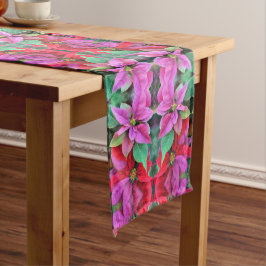 Tabelrunner Poinsettias Lange Tafelloper